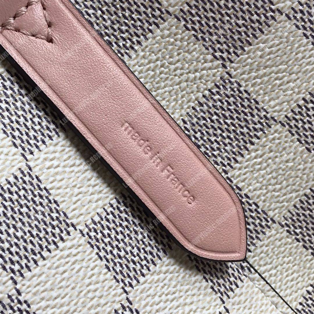 LV Noé BB Damier Azur Canvas Eau de Rose