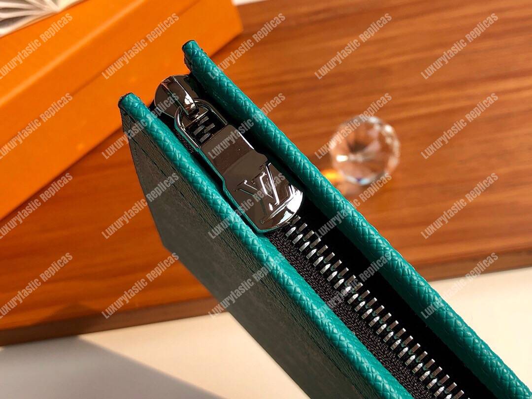 LV Pochette Voyage MM Monogram Green