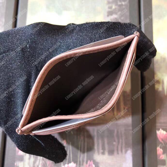 G*u*i gg marmont card case dusty pink