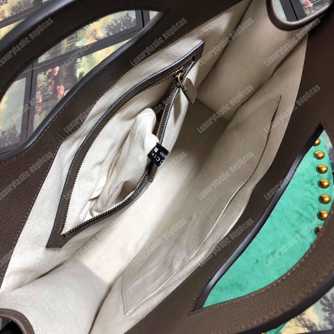 G*u*i ophidia gg medium top handle tote