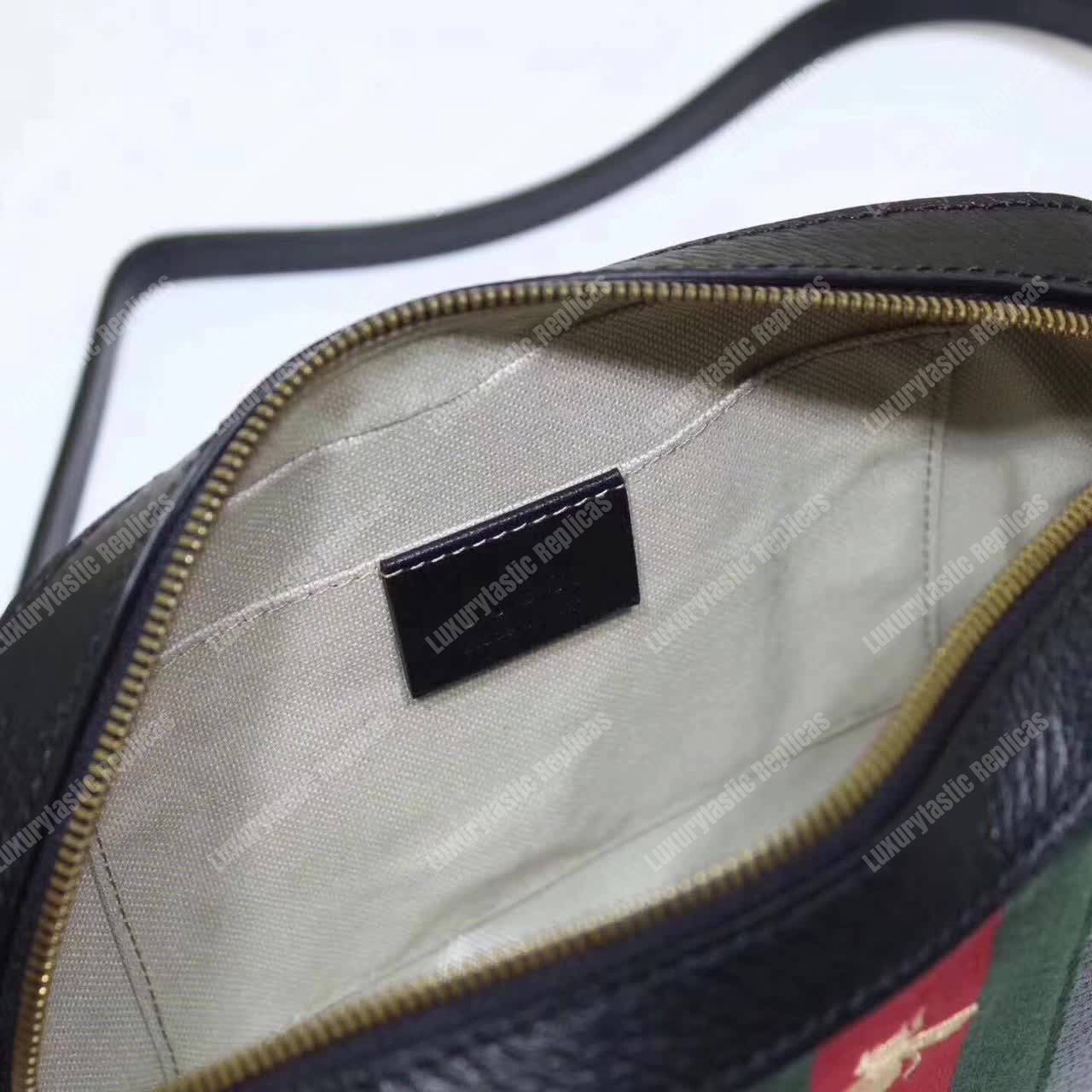 G*u*i leather shoulder bag bee