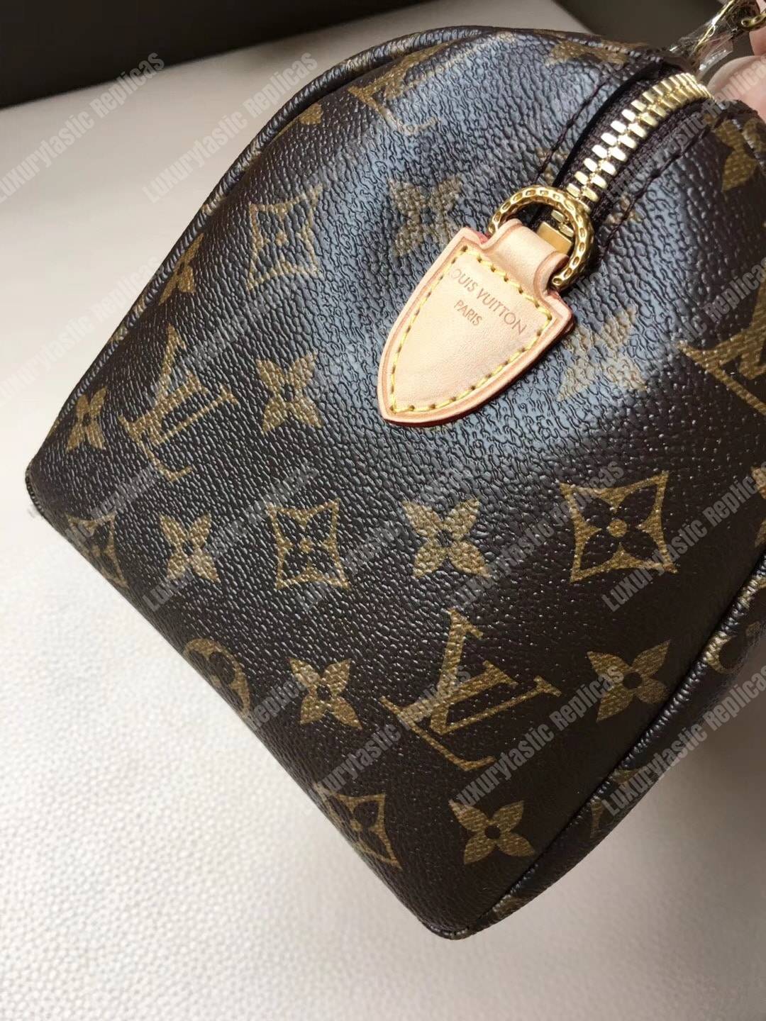 LV Speedy 25 Chain Tote Bag Monogram Canvas
