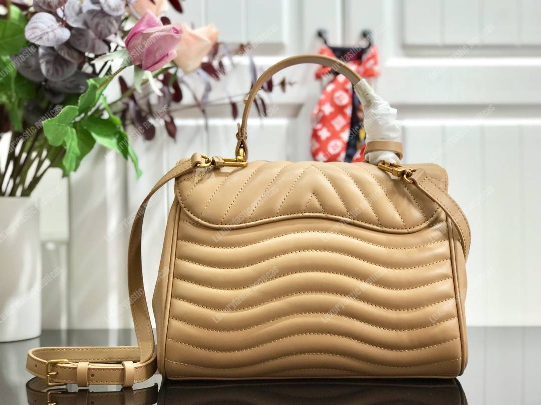 LV New Wave Tophandle Handbag Hazelnut