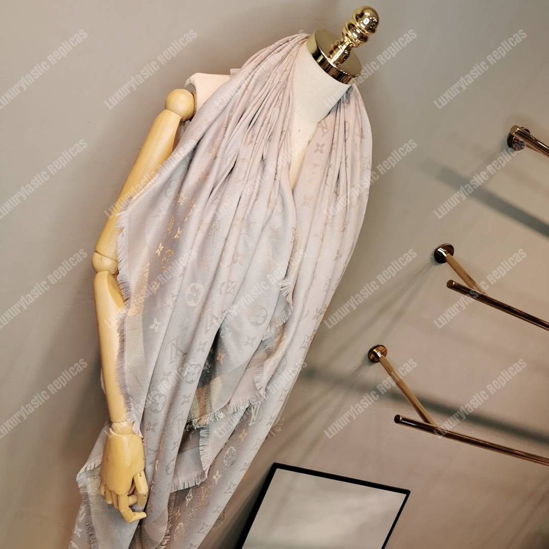 LV Monogram Shine Shawl
