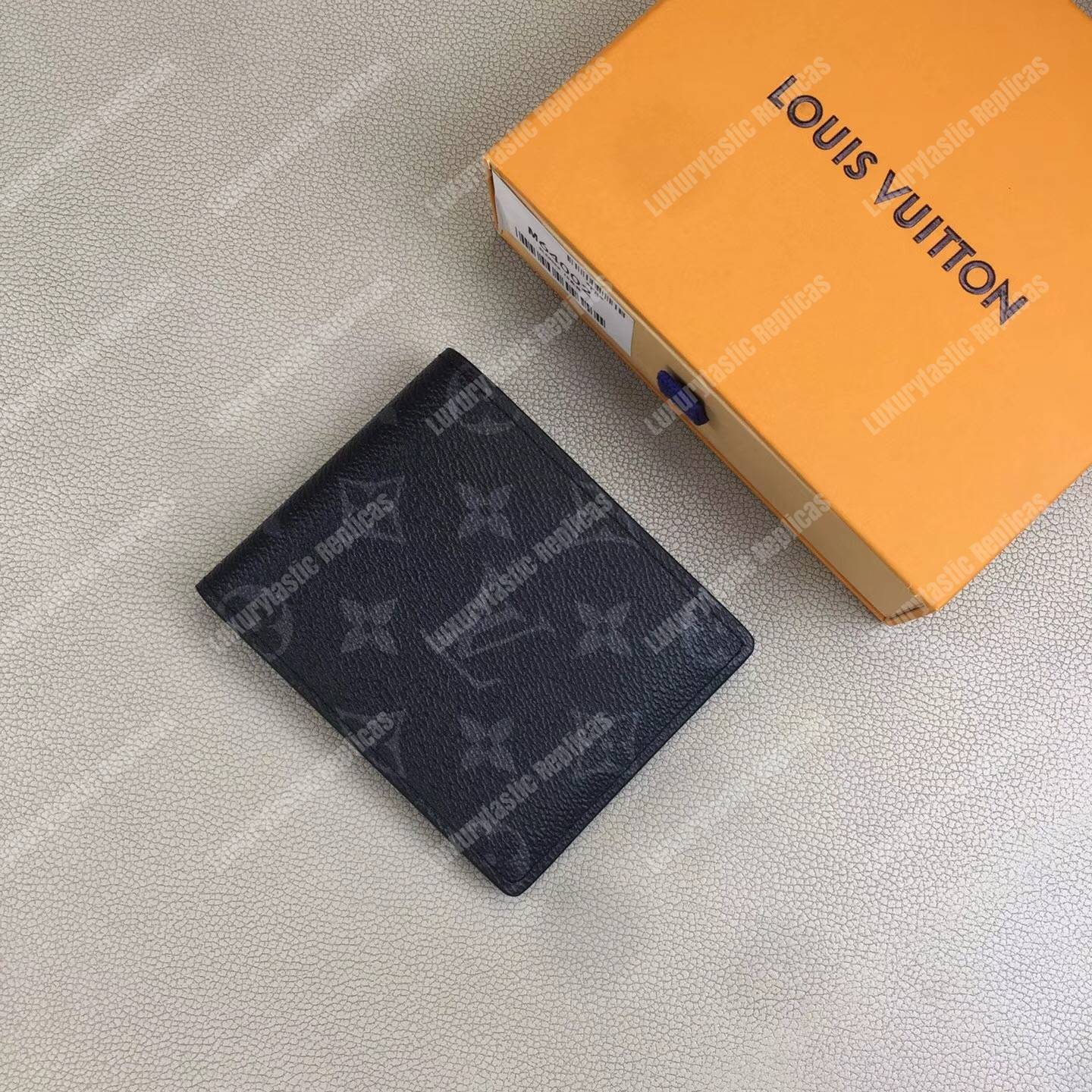 LV Slender ID Wallet Monogram Eclipse Canvas