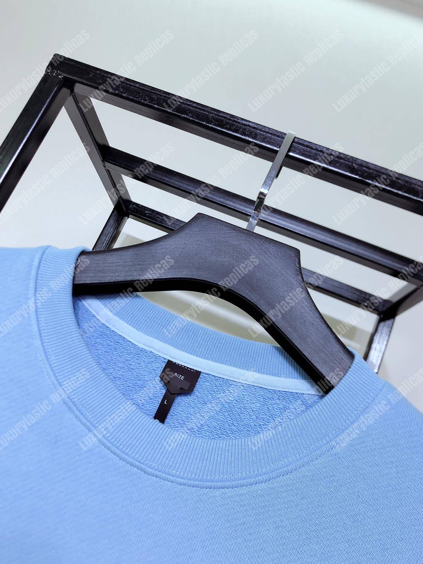 G*u*i disney x G*u*i oversize sweatshirt light blue