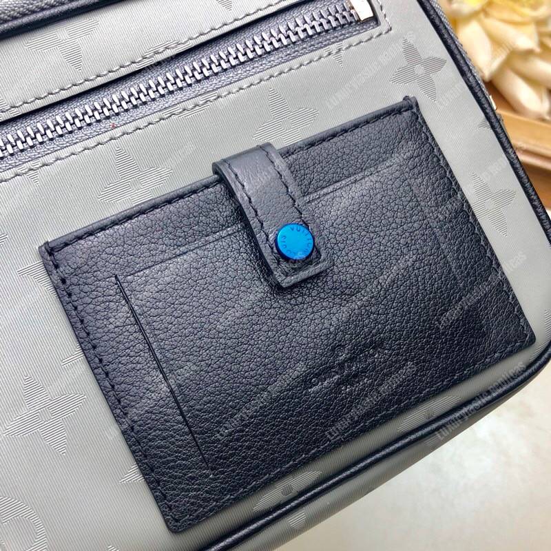 LV Alpha Clutch Monogram Satellite