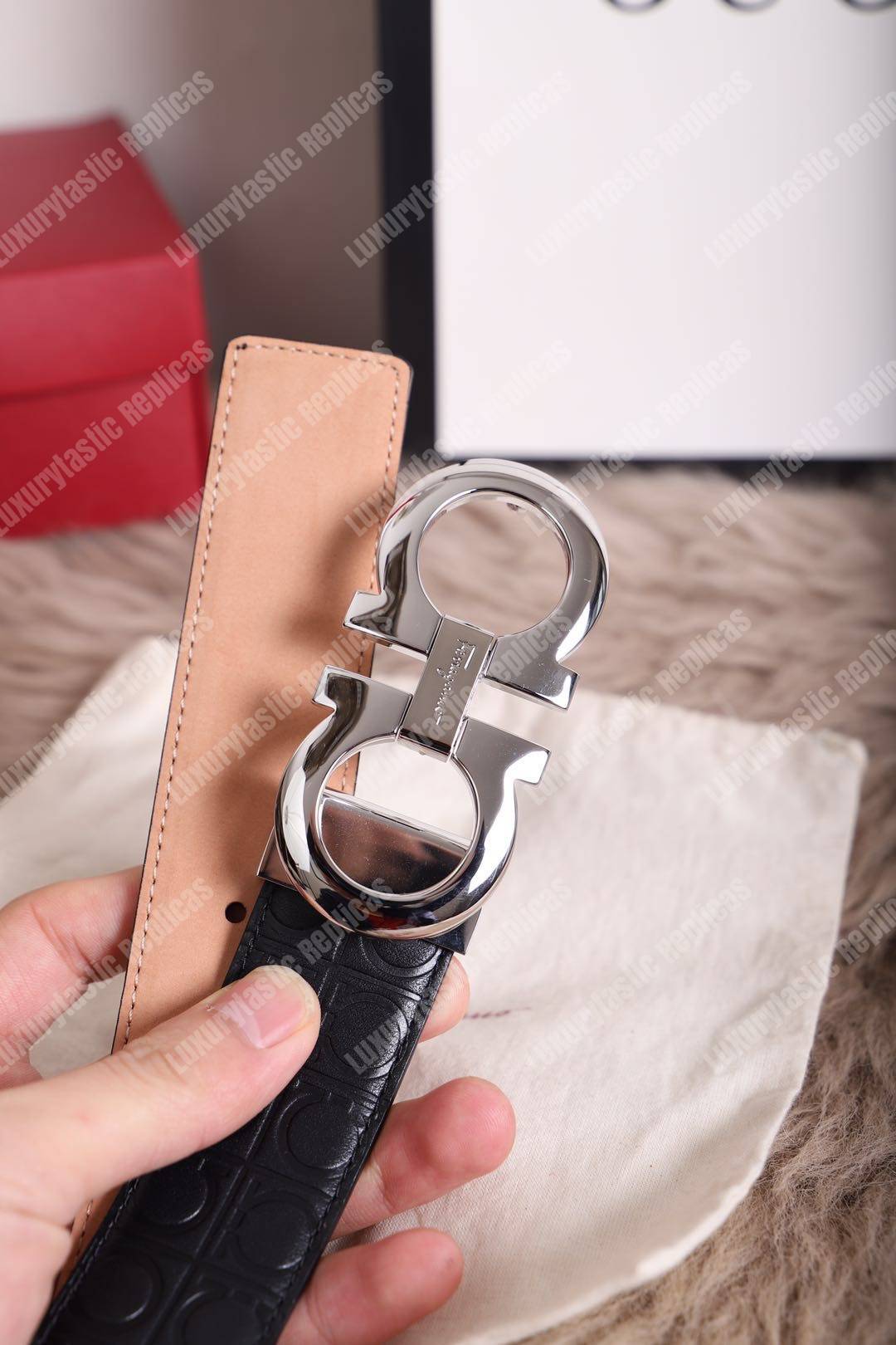 Salvatore Ferragamo Adjustable Gancini Belt