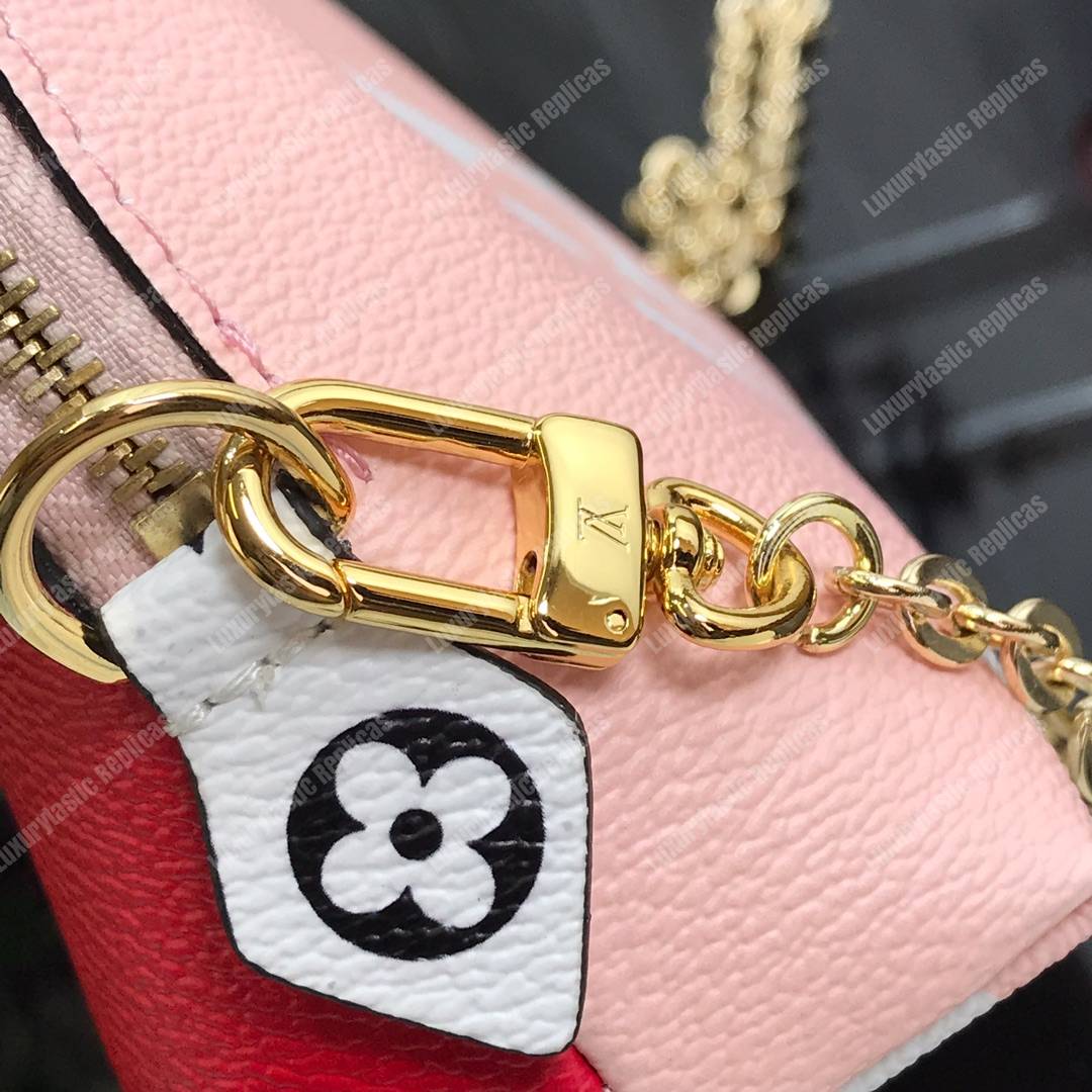 LV Pochette Cosme XL Monogram Red/Pink
