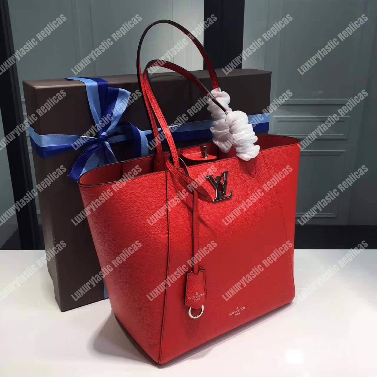 LV Lockme Cabas Bag Rubis