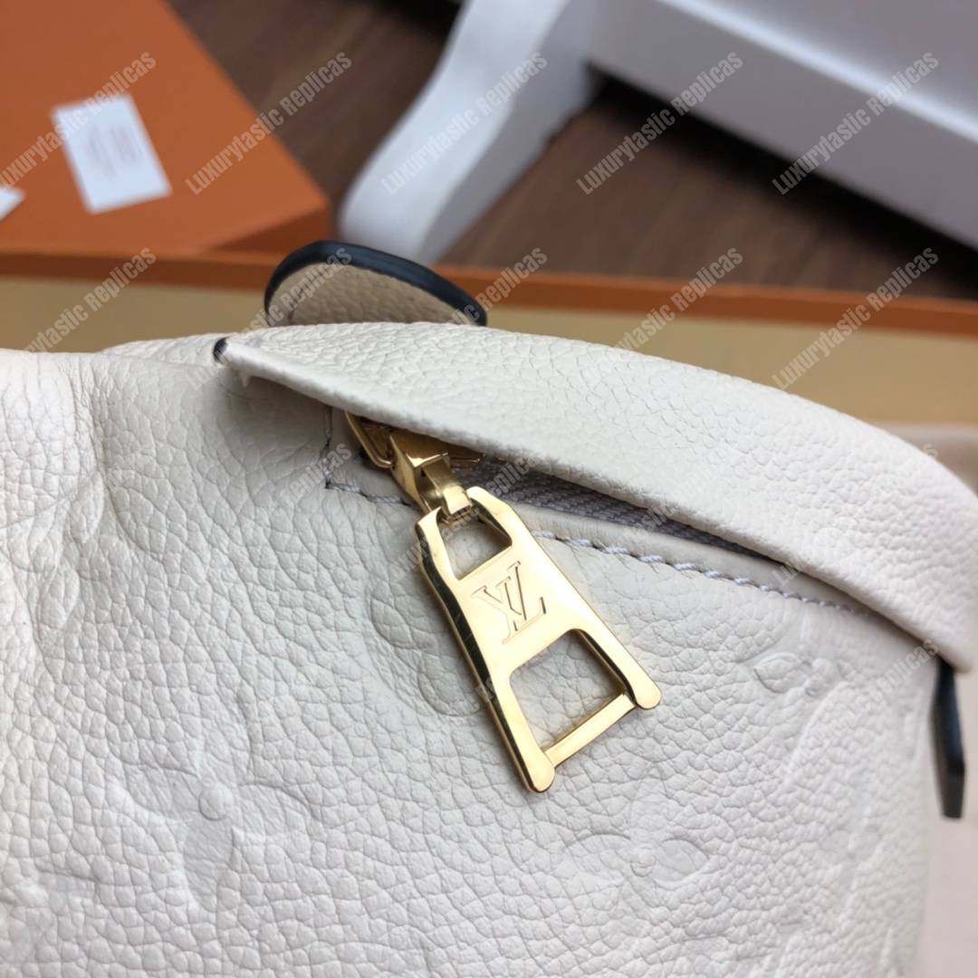 LV Monogram Empreinte Bumbag Creme Beige