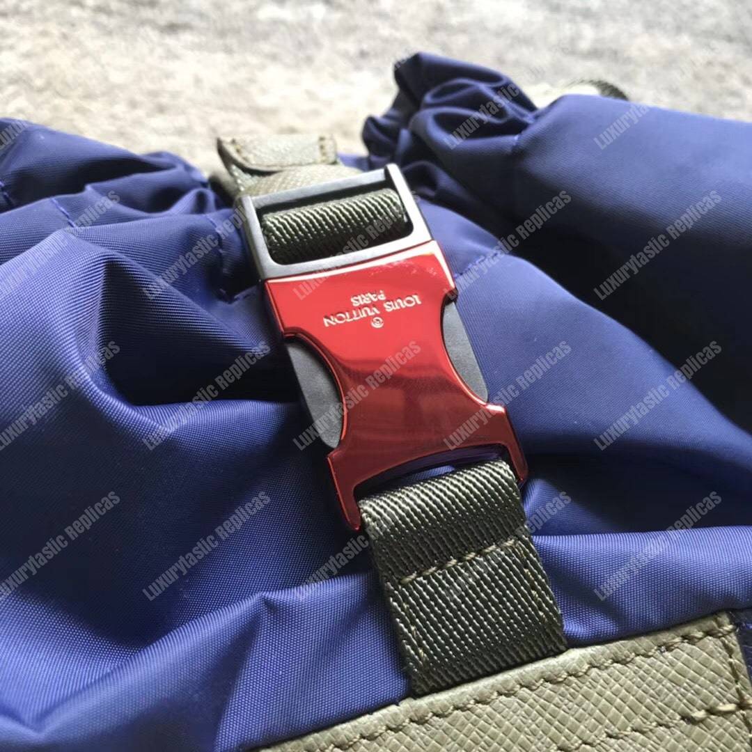 LV Backpack 2 Monogram Canvas Blue