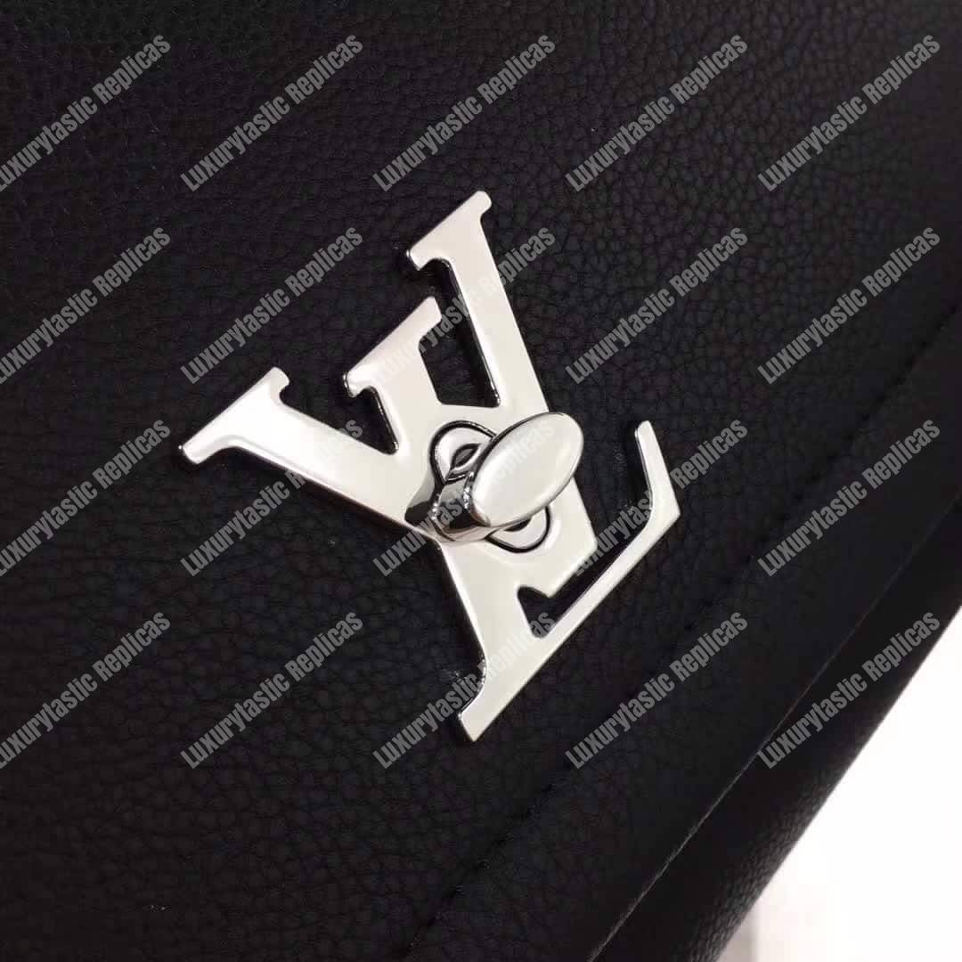 LV Lockme II BB Bag Taurillon Leather Noir