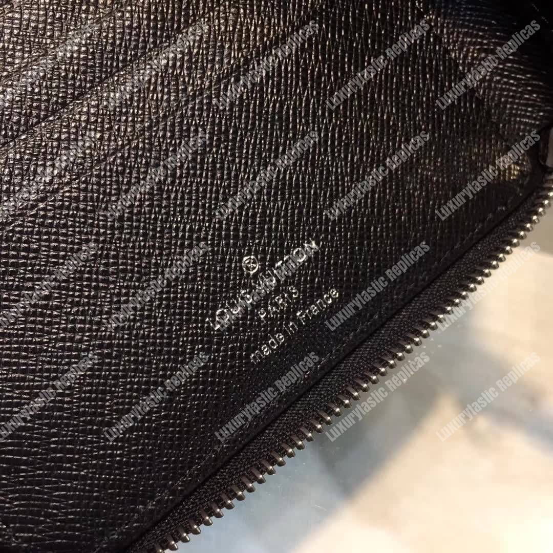 LV Zippy Compact Wallet Damier Graphite Canvas
