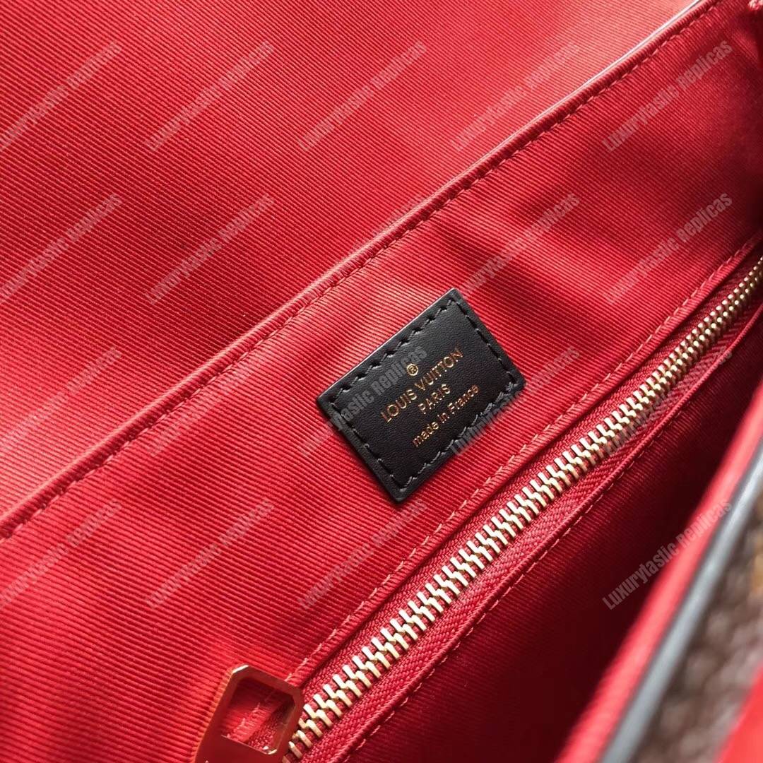 LV Georges MM Monogram Coquelicot Peche