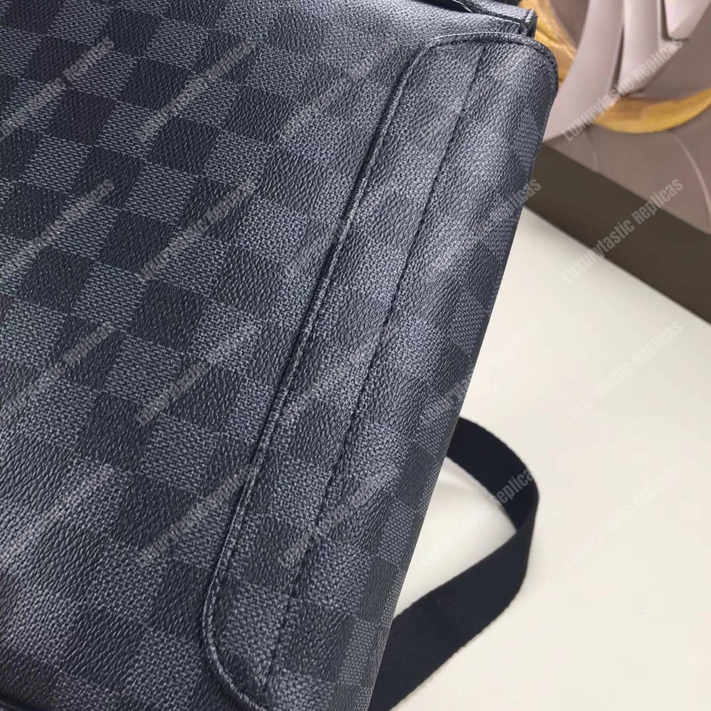 LV District PM Messenger Bag Damier Graphite Canvas