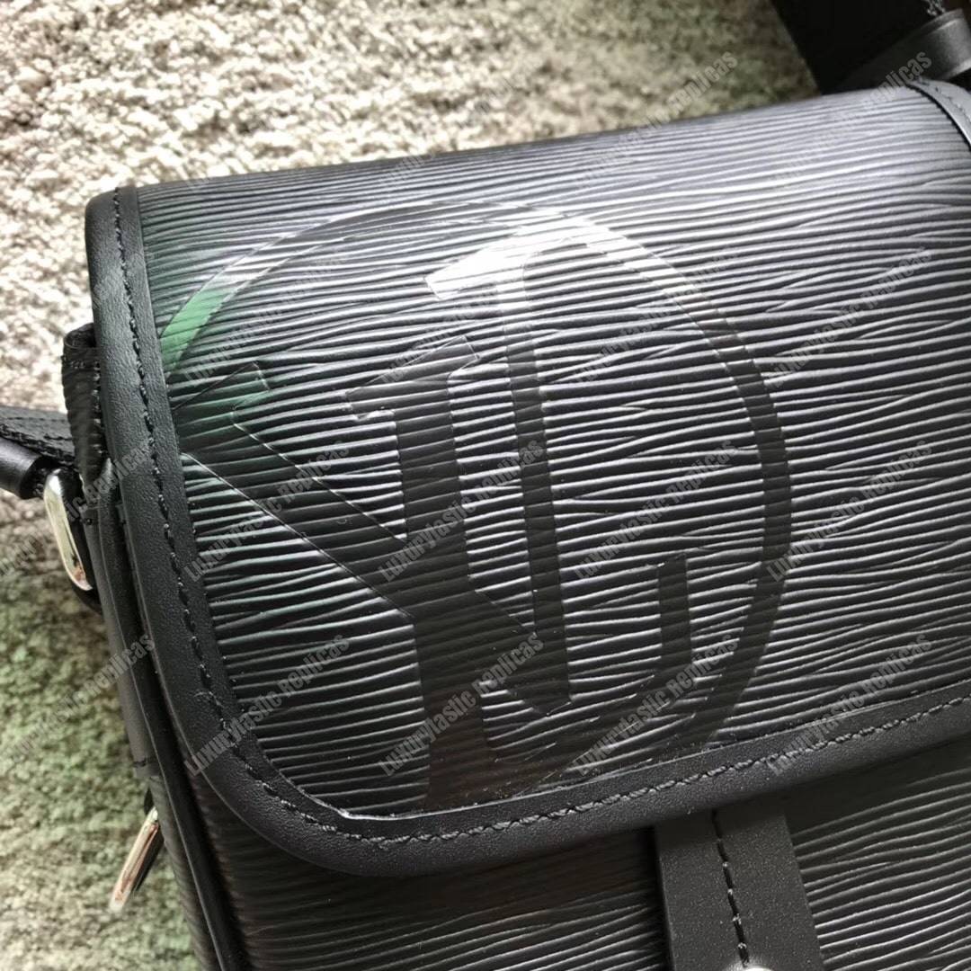 LV Messenger Bag Epi Leather Black 2017