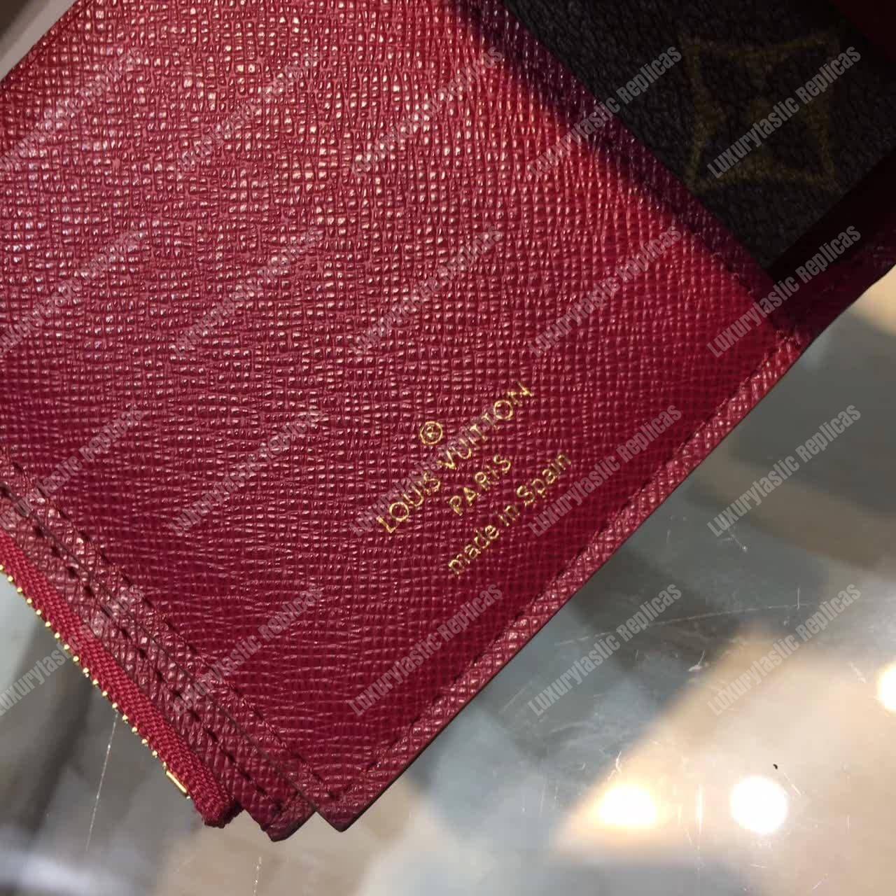 LV Ariane Wallet Monogram Fuchsia