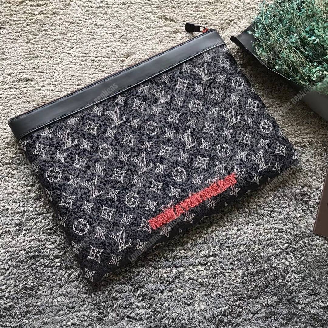 LV Discovery Pochette Monogram Upside Down Canvas