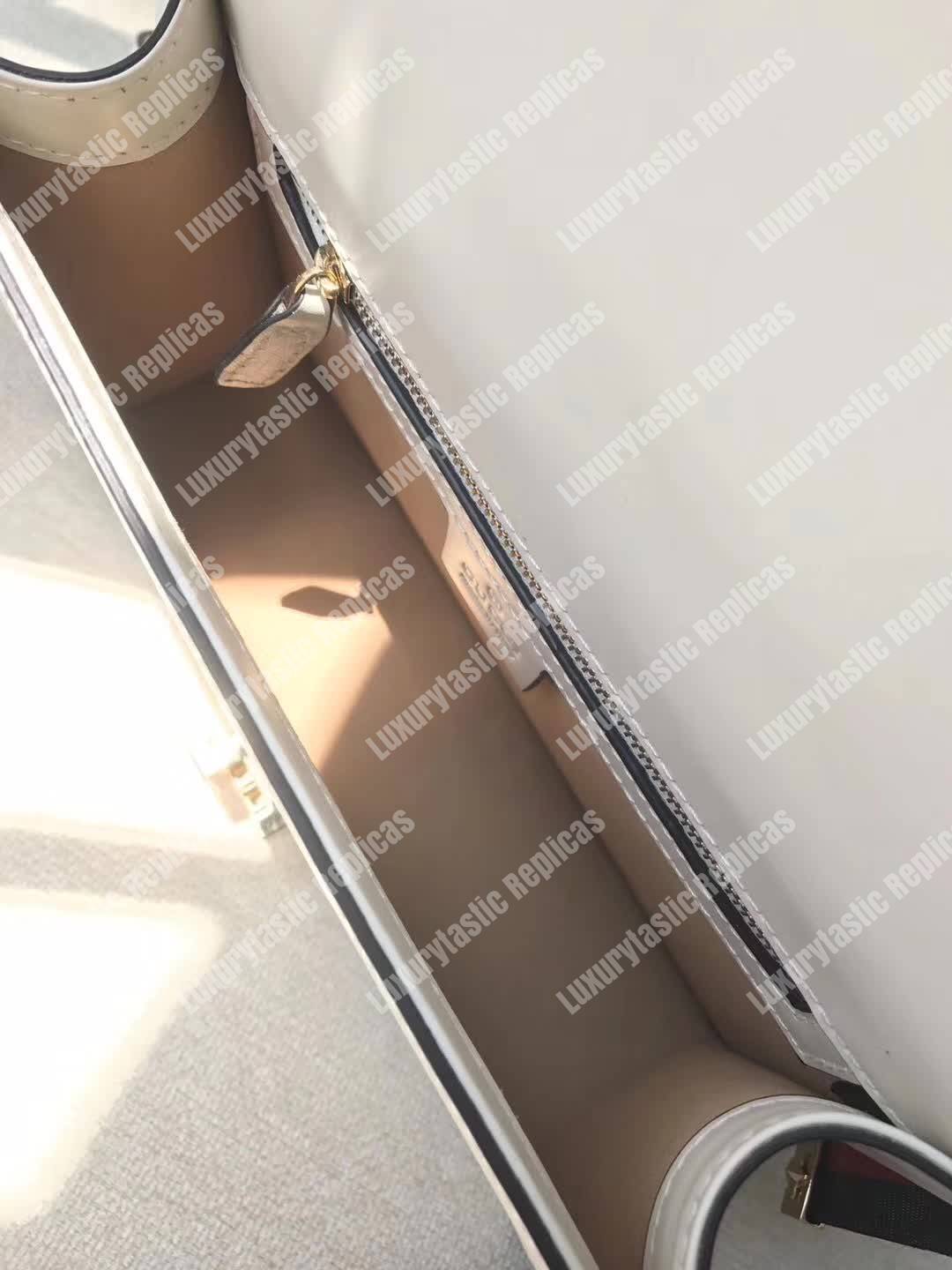 G*u*i sylvie small shoulder bag off-white