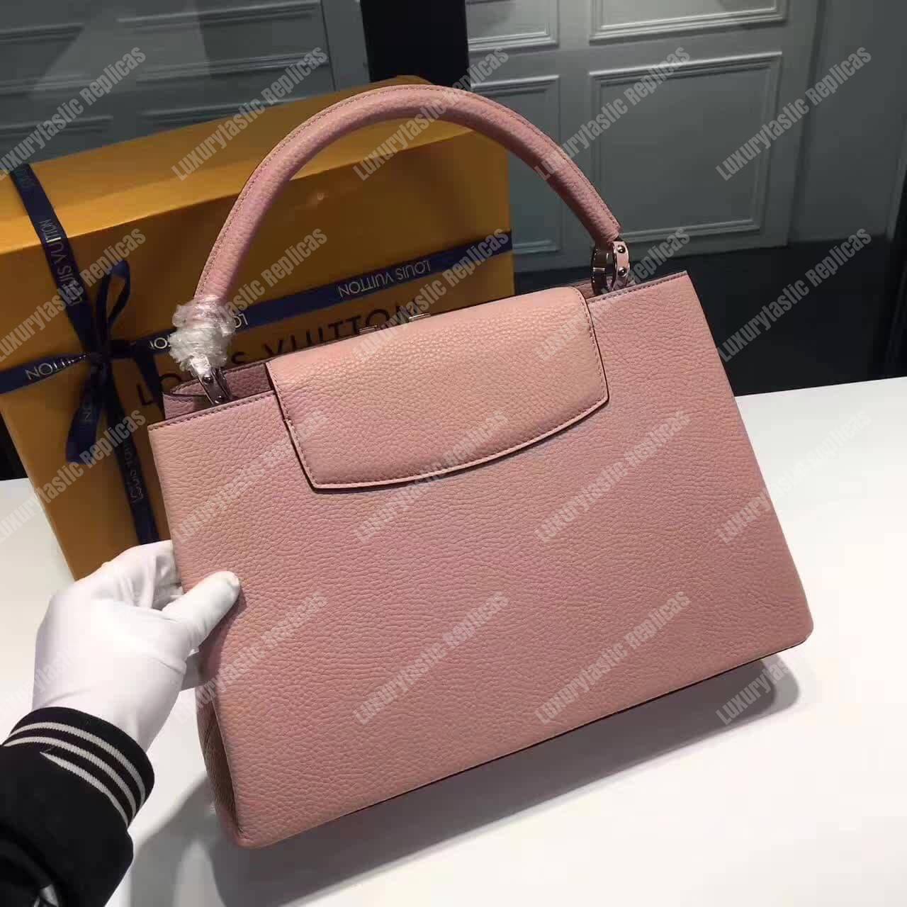 LV Capucines MM Bag Magnolia