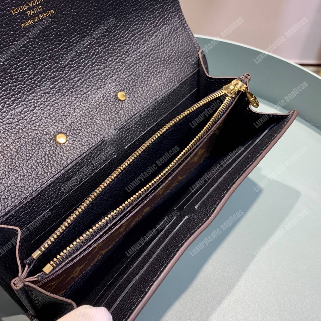 LV Pallet Wallet Monogram Taurillon Leather Noir