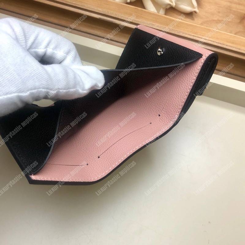 LV Lockmini Wallet Rose Ballet Blanc Maito Noir