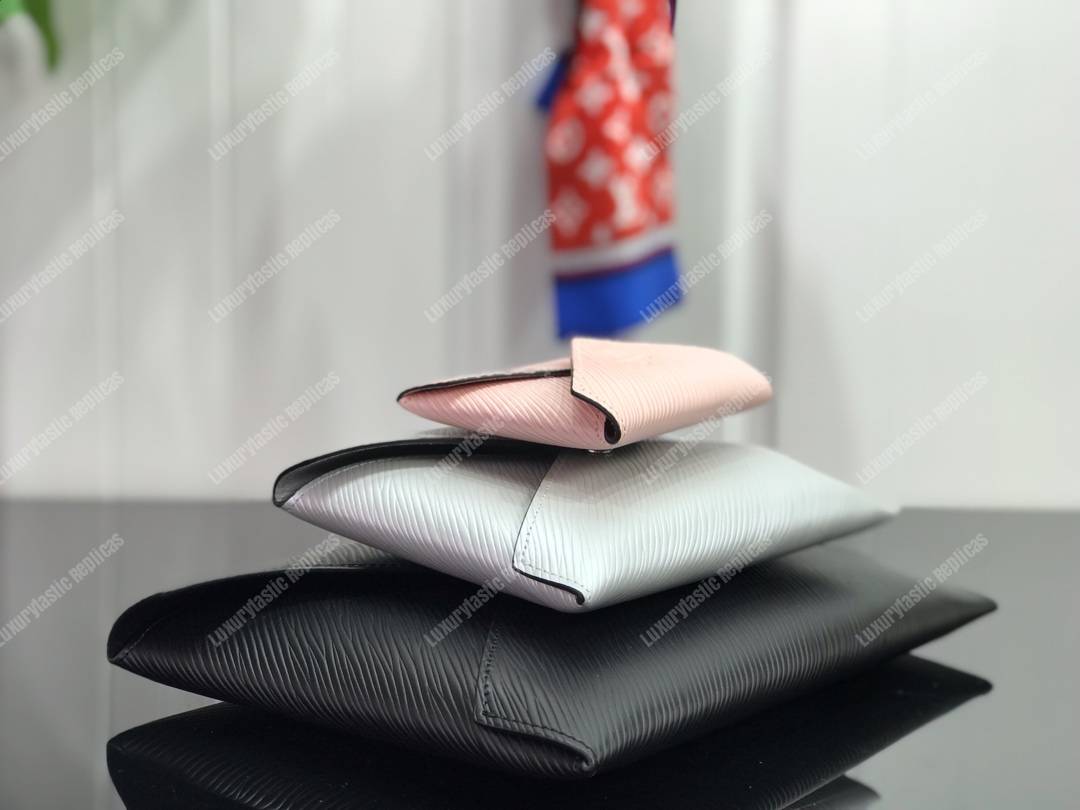 LV Pochette Kirigami Epi Leather 3-in-1 Black/Silver/Rose Ballerine