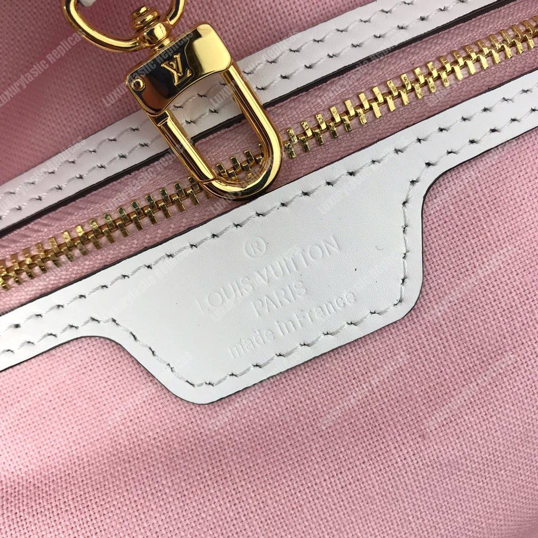 LV Neverfull MM Monogram Rouge