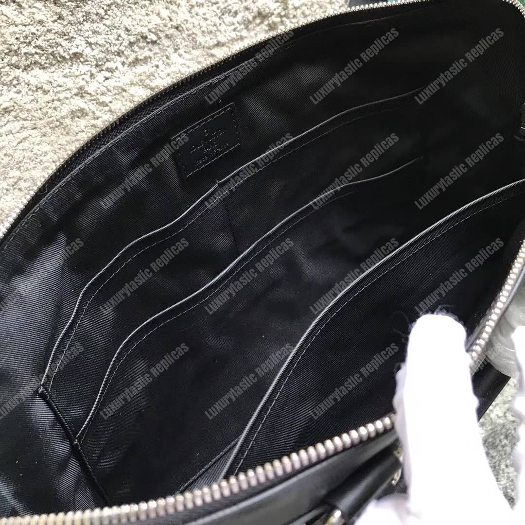 LV Avenue Soft Briefcase Damier Infini Leather Onyx