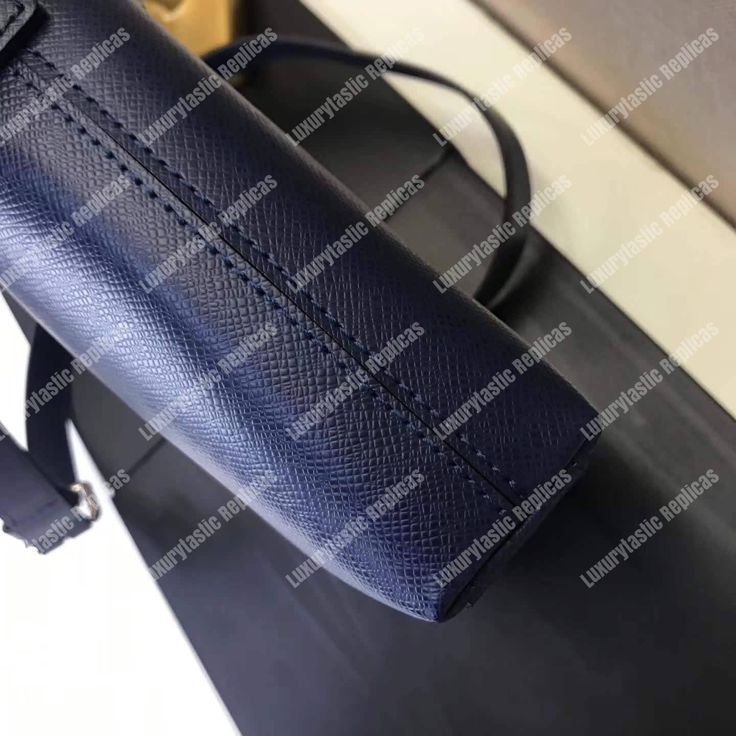 LV Pochette Grigori Cowhide Leather Dark Blue