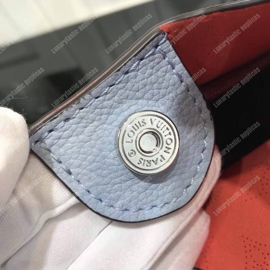 LV Carmel Mahina Monogram Bleu Horizon Pumpkin