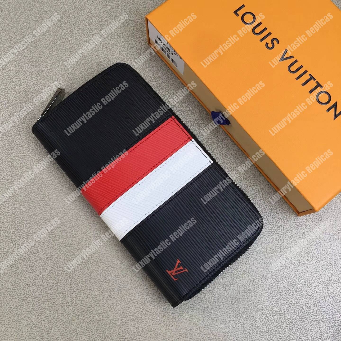 LV Zippy Wallet Epi Stripes special edition Noir