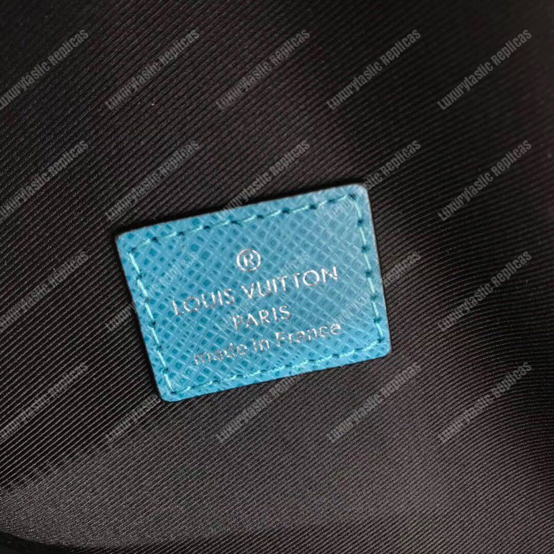 LV Discovery Backpack PM Taiga Leather Monogram Vert