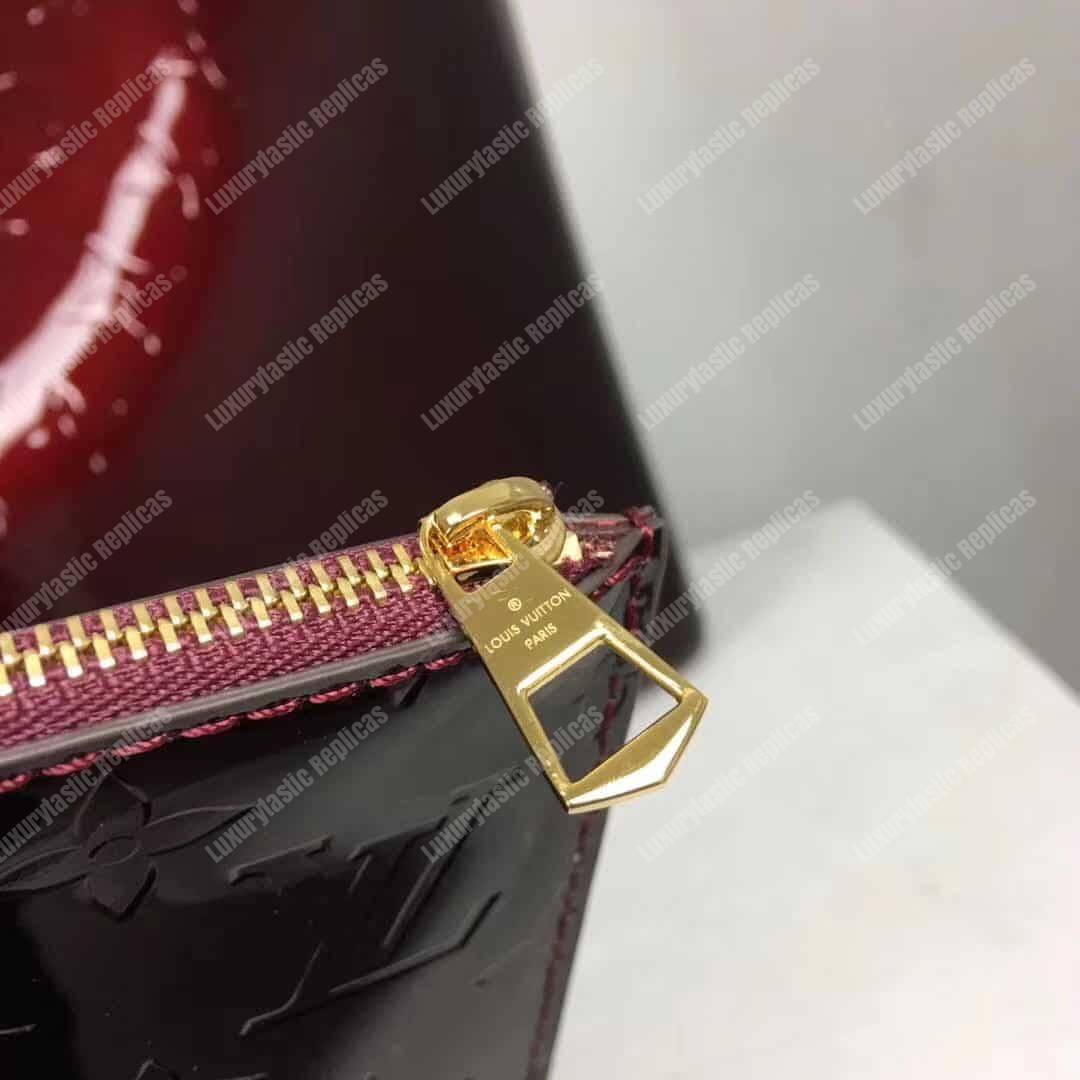 LV Long Beach MM Monogram Vernis Leather
