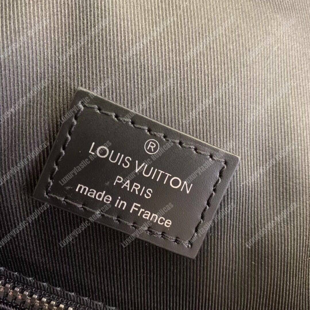 LV Christopher Backpack PM Epi Leather Acid Green Initials