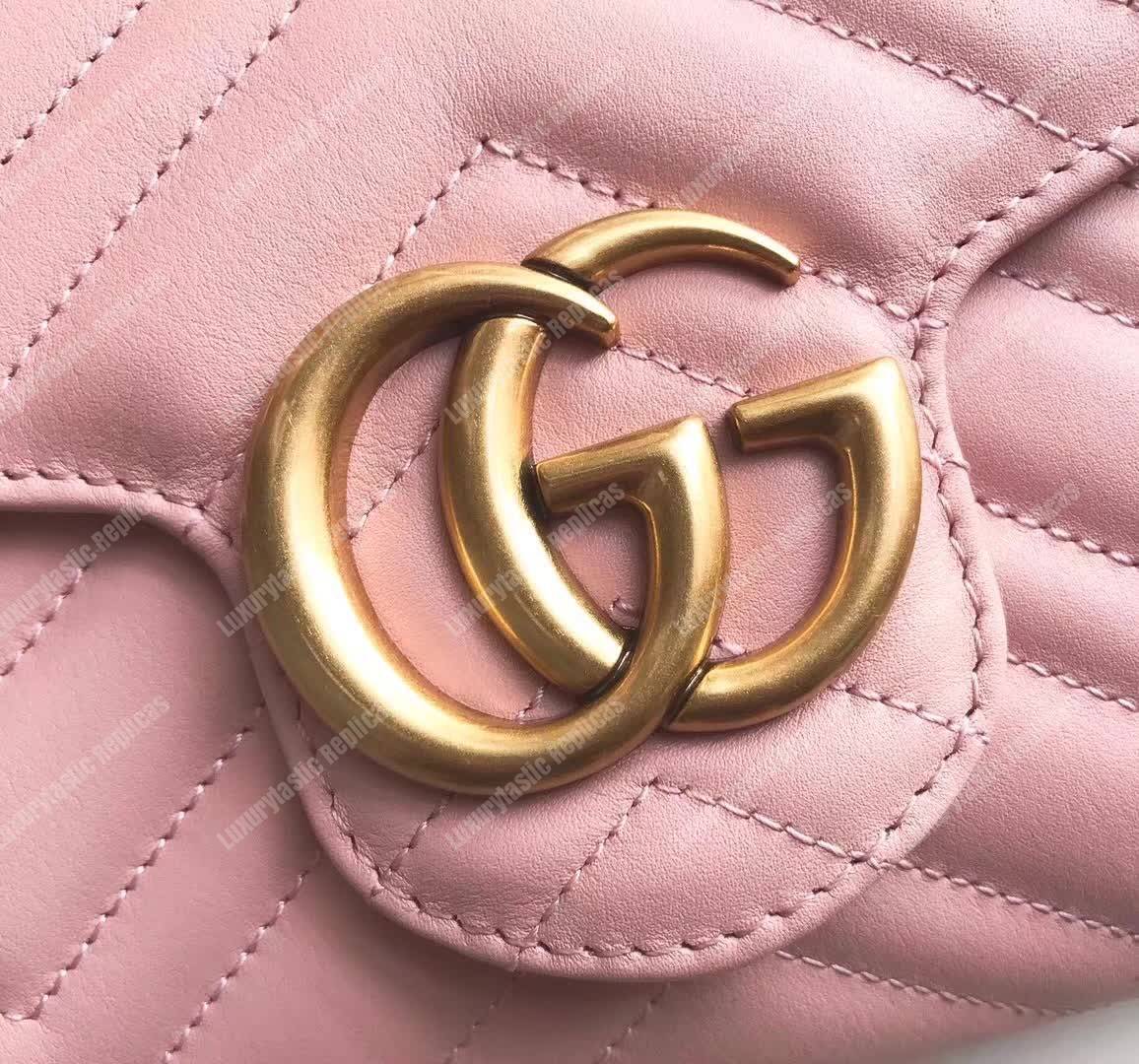 G*u*i gg marmont matelasse mini bag magnolia