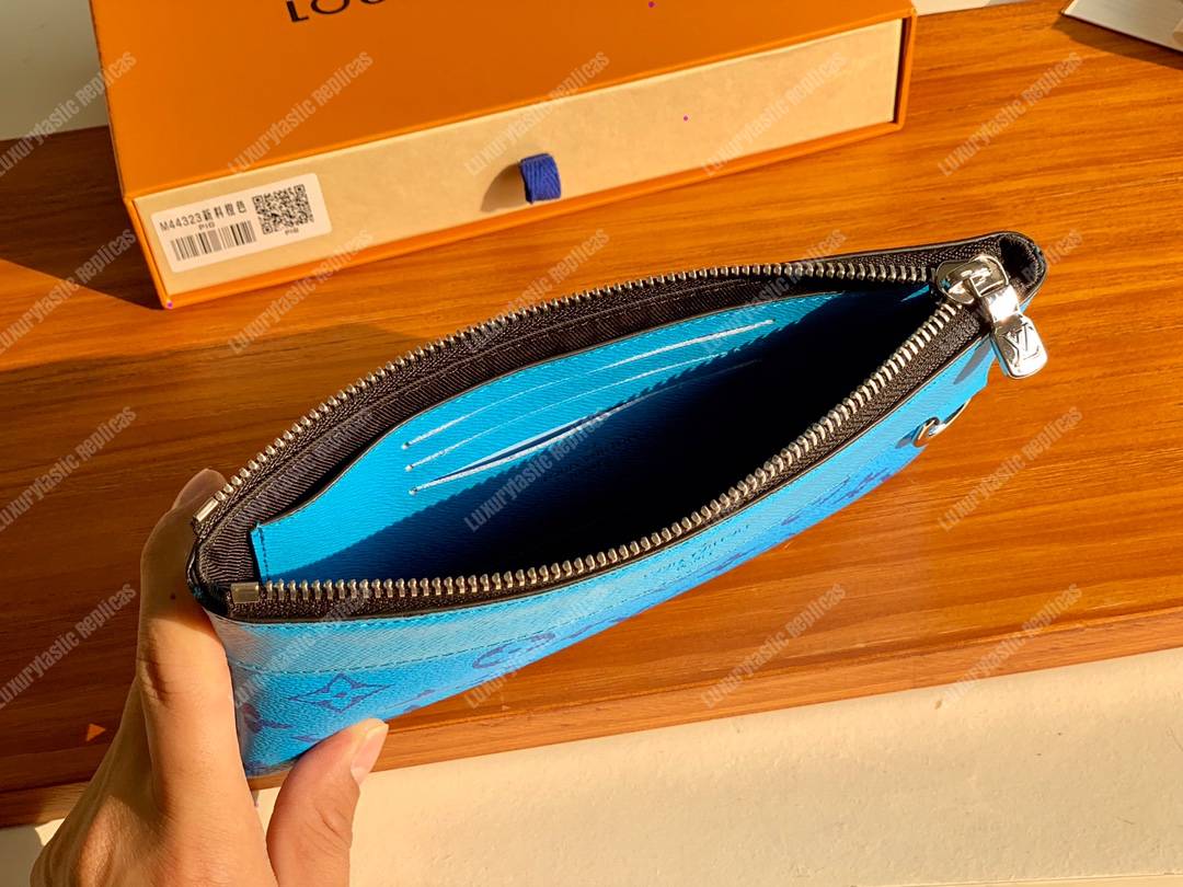 LV Discovery Pochette PM Blue