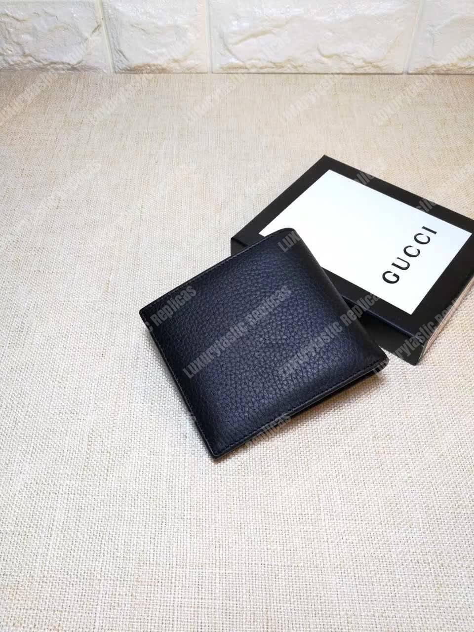 G*u*i soho leather bi-fold wallet black