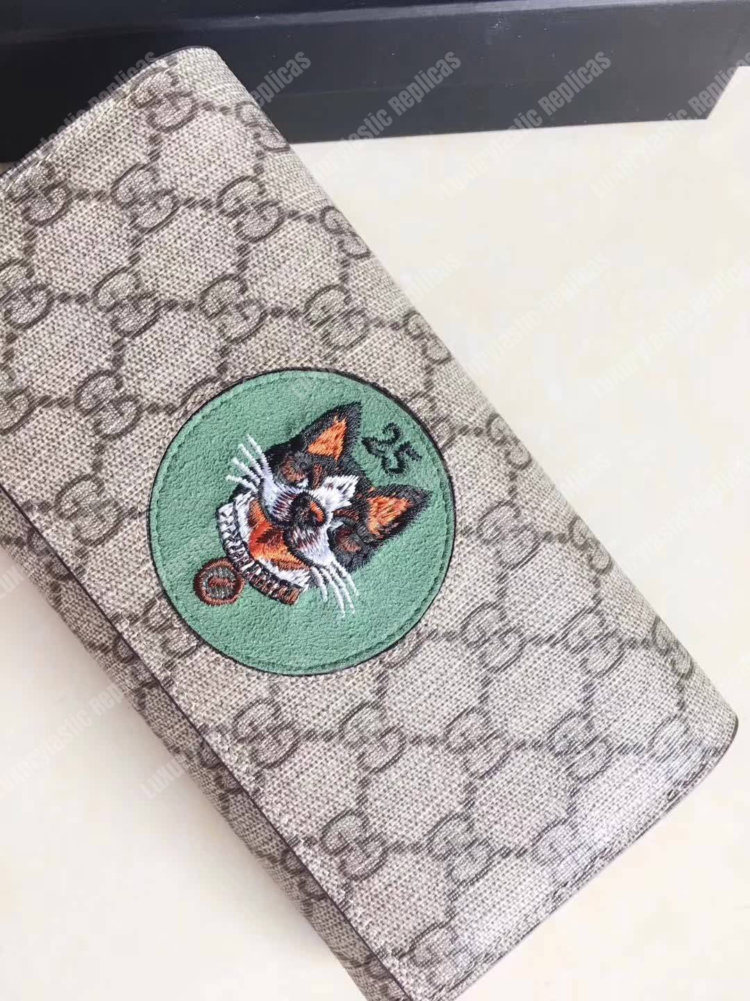 gc gg Sup*e green bosco patch wallet