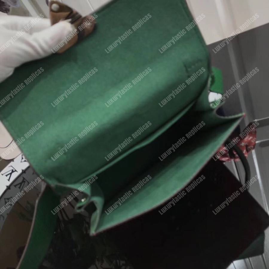 LV Spring Street Monogram Vernis Rose Pop