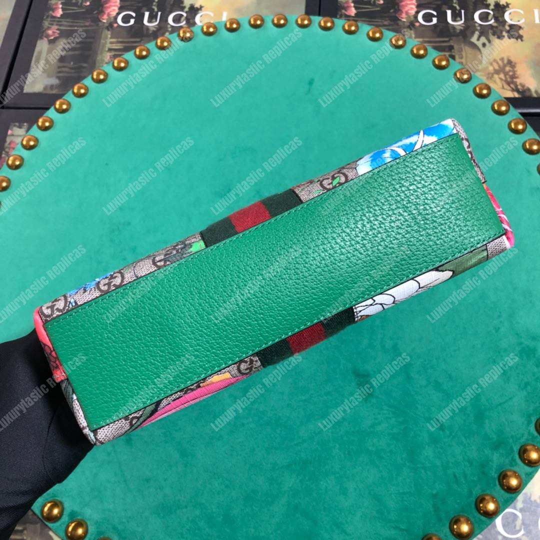 G*u*i ophidia gg flora small shoulder bag gg sup*e green