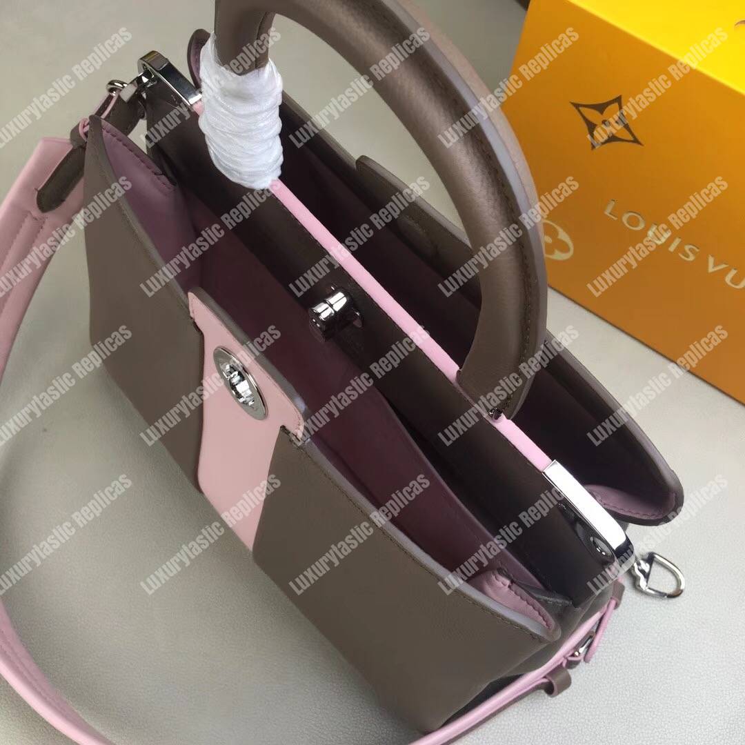 LV Astrid Veau Nuage Leather Taupe