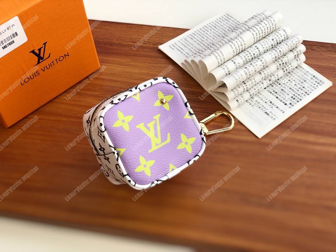 LV Porte Monnaie Cube Summer 2019 Pink