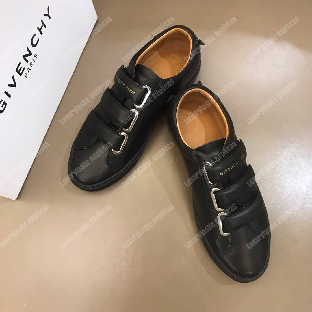 Givenchy Sneakers In Leather With Velcro Black