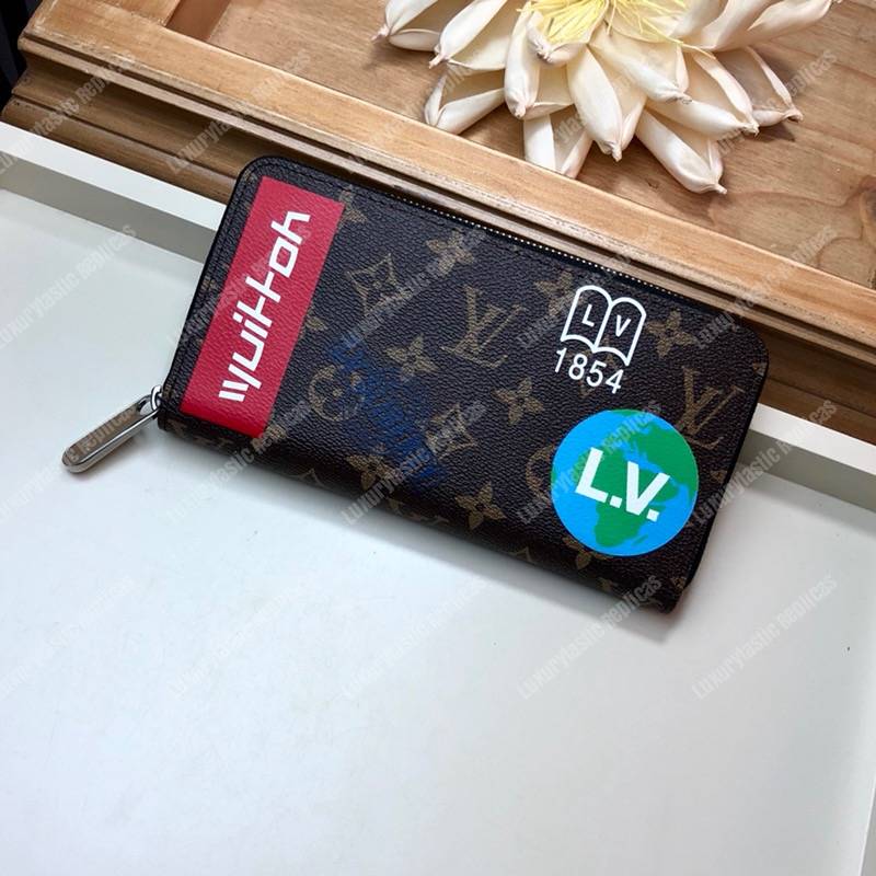 LV Zippy Organizer Monogram Marron