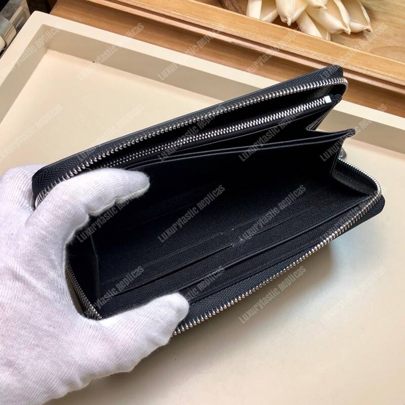 LV Zippy Wallet Epi Leather Noir