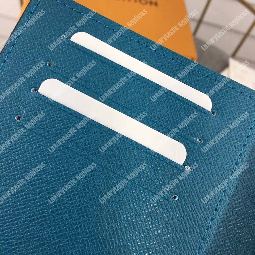 LV Passport Cover Taiga Monogram Vert