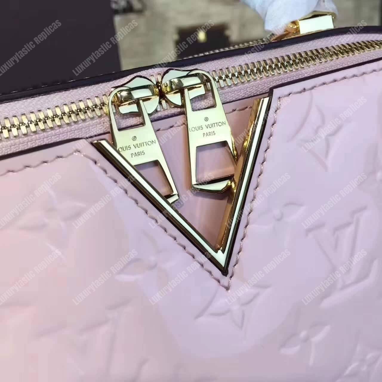 LV Melrose Monogram Vernis Pink