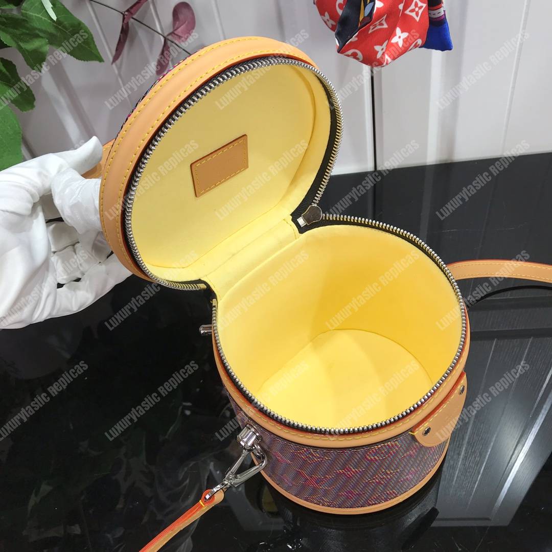 LV Cannes Monogram Pop Print Pink